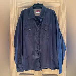 Wrangler‎ Men’s Long Sleeve Button Down Shirt Size 3XL